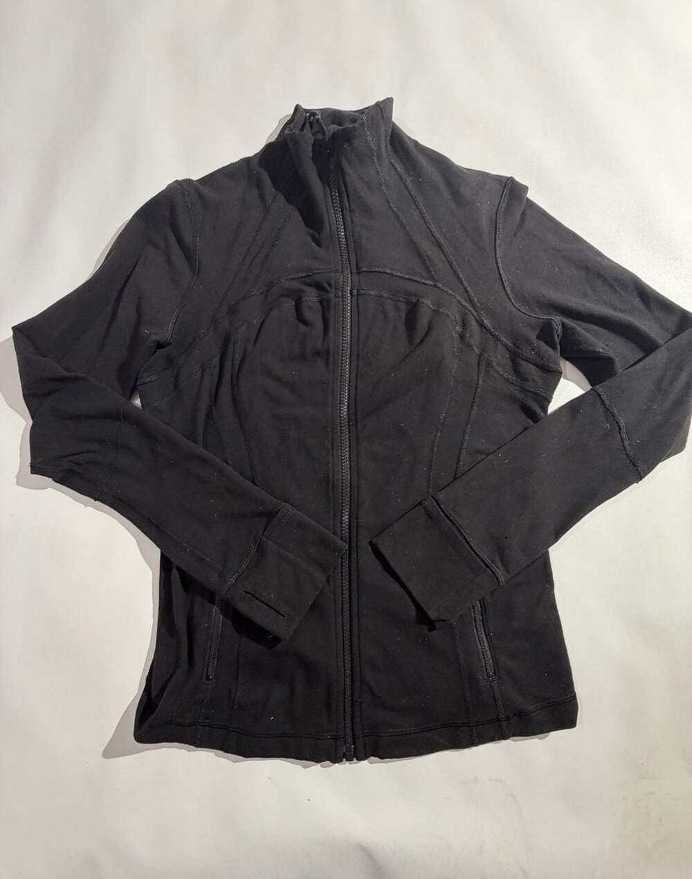 Lululemon Womens Black Define Full Zip Thumbhole Athletic Jacket
